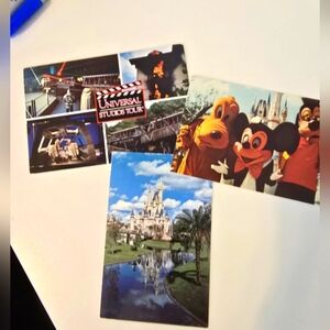 Vintage Disney Florida Souvenir postcards